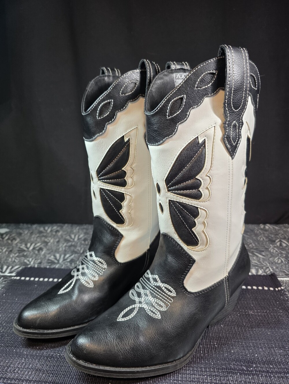 Sugar TEDDY Butterfly Western Boots